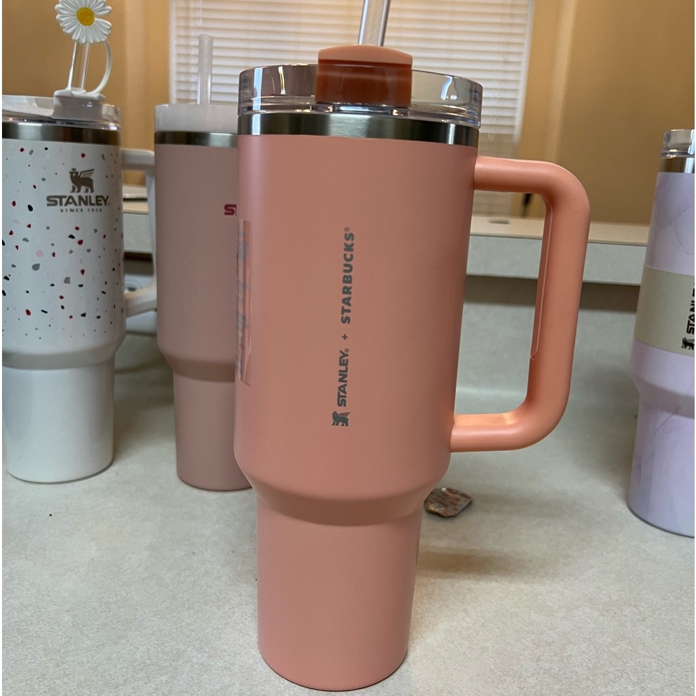 Exclusive Peach Starbucks X Stanley